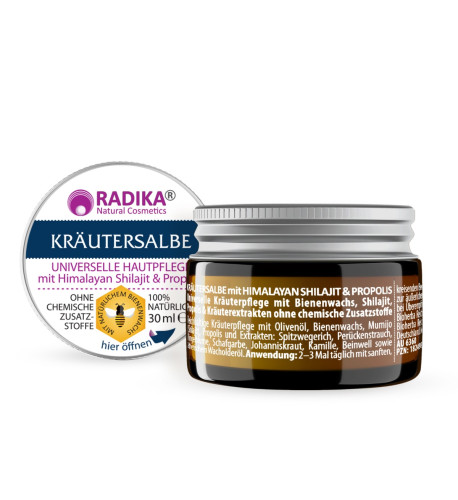 Bylinná masť s himalájskym Shilajitom a propolisom - 30 ml - Bioherba