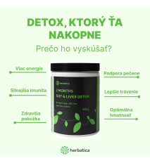 Detoxikačná kúra na pečeň a črevá s pestrecom mariánskym a silou dvoch vláknin, 600g