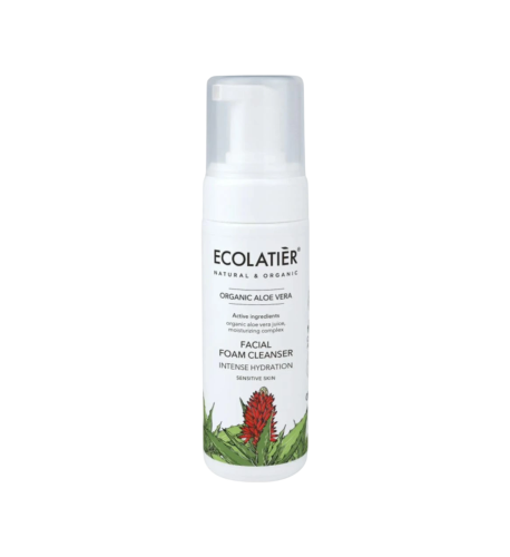 Čistiaca pena na tvár intenzívne hydratačná Organic Aloe Vera - 150 ml - Ecolatier Čistiaca pena na tvár intenzívne hydratačná Organic Aloe Vera - 150 ml - Ecolatier