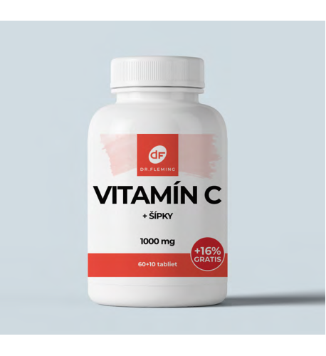 Vitamín C 1000 + Šípky - 70 tabliet - Dr. Fleming