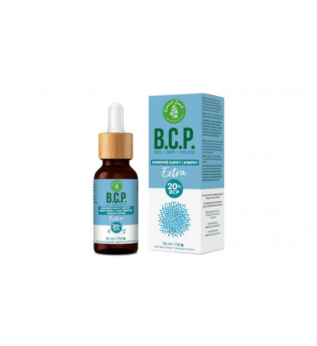 Konopné kvapky s BCP Extra - 30 ml - Zelená Země