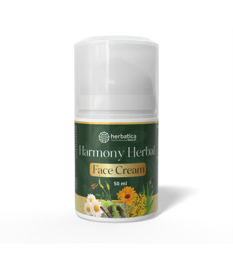 Harmony Herbal Face Cream – upokojujúci a regeneračný krém pre citlivú a problematickú pleť - 50 ml Harmony Herbal Face Cream – upokojujúci a regeneračný krém pre citlivú a problematickú pleť - 50 ml