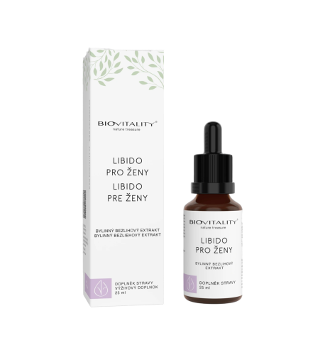 Libido pre ženy – bezliehová tinktúra – kvapky 25 ml – Green idea Libido pre ženy – bezliehová tinktúra – kvapky 25 ml – Green idea