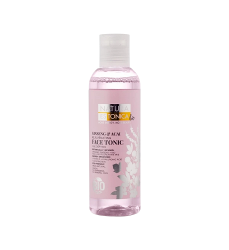Pleťové tonikum so ženšenom a acai - 200 ml - Natura Estonica