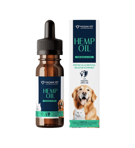 HEMP OIL - CBD olej pre psy a mačky 20 ml - Valsam Vet