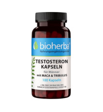 Testosterónové kapsuly pre mužov s macou a tribulusom - 100 kapsúl - Bioherba Testosterónové kapsuly pre mužov s macou a tribulusom - 100 kapsúl - Bioherba