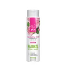 Prírodný ružový šampón - suché a poškodené vlasy - 200 ml - INA Essentials Prírodný ružový šampón - suché a poškodené vlasy - 200 ml - INA Essentials