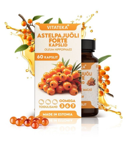 Rakytníkový olej Forte – 60 kapsúl – Vitateka