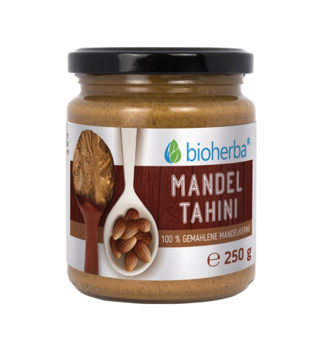 100 % mandľové tahini z mletých mandľových jadier – 250 g – Bioherba 100 % mandľové tahini z mletých mandľových jadier – 250 g – Bioherba