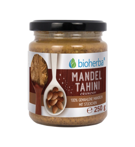100 % mandľové tahini z mletých mandlí crunchy – 250 g – Bioherba 100 % mandľové tahini z mletých mandlí crunchy – 250 g – Bioherba