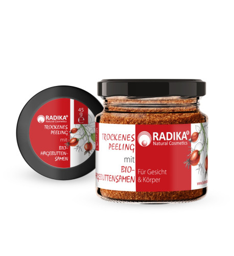 Suchý peeling s BIO šípkovými semienkami - 45 g - Bioherba