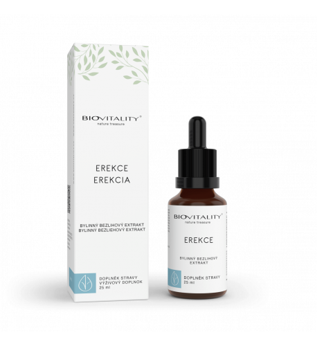 Erekcia – bezliehová tinktúra – kvapky 25 ml – Green idea