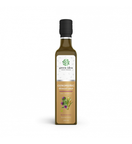 Pestrec mariánsky – trstinový sirup 250 ml – Green idea