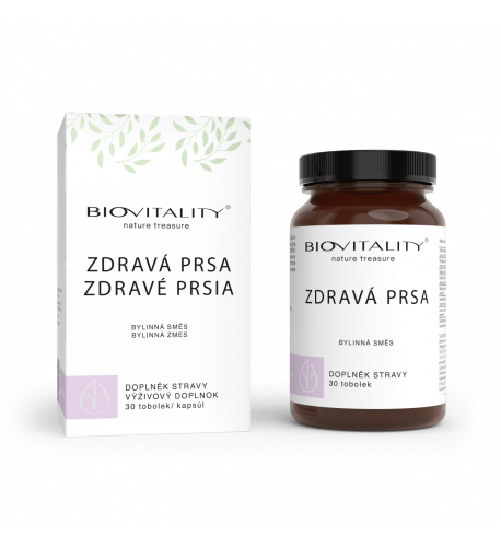 Zdravé prsia – bylinný komplex – kapsuly 30 ks – Green idea
