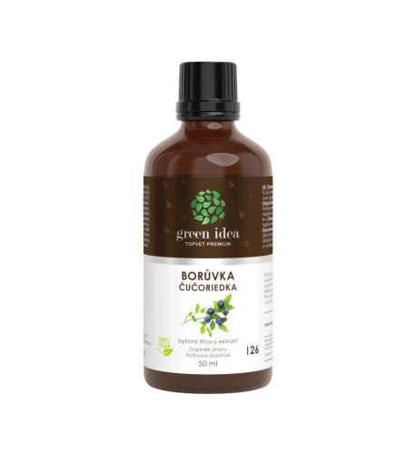 Čučoriedka – tinktúra – kvapky 50 ml – Green idea Čučoriedka – tinktúra – kvapky 50 ml – Green idea