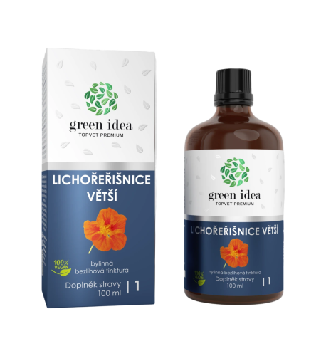 Kapucínka - bezliehová tinktúra 100 ml - Green idea
