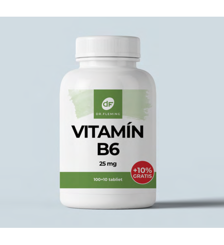 Vitamín B6 25 mg - 110 tabliet - Dr. Fleming