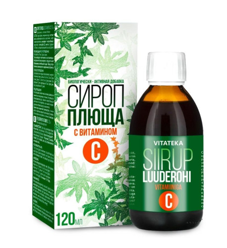 Brečtanový sirup s vitamínom C – 120 ml – Vitateka