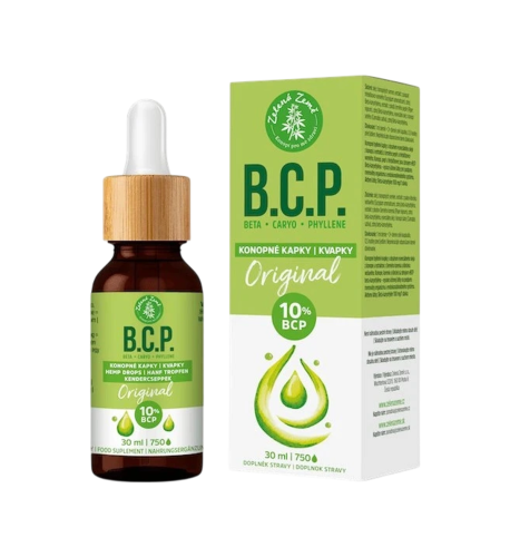 Konopné kvapky s BCP Original - 30 ml - Zelená Země
