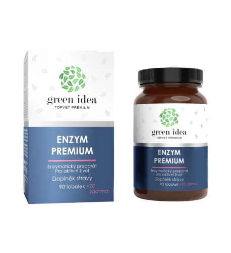 Enzym Premium - 90 kapsúl + 20 zadarmo - 110 ks - Green idea