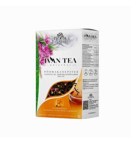 Ivan čaj (vrbovka úzkolistá) s rakytníkom - 50 g - Estvita