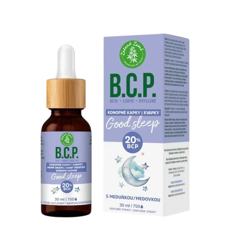 Konopné kvapky s BCP Dobrý spánok - 30 ml - Zelená Země