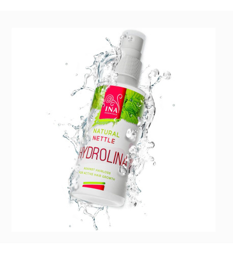 HYDROLINA - voda z divokej žihľavy - vlasový sprej na vypadávanie vlasov a mastné vlasy- 150 ml - INA Essentials HYDROLINA - voda z divokej žihľavy - vlasový sprej na vypadávanie vlasov a mastné vlasy- 150 ml - INA Essentials