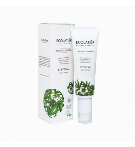 Očný krém spevňujúci Organic Cannabis - 30 ml - Ecolatier