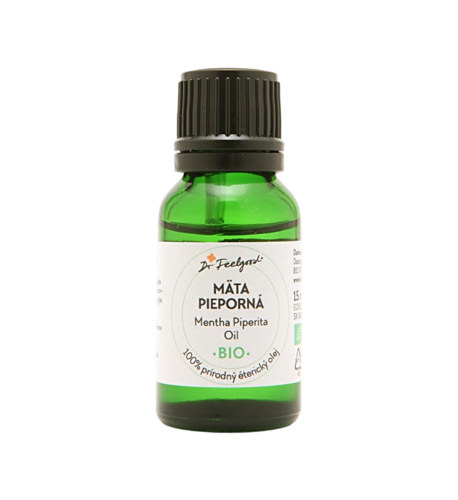 Mäta pieporná BIO - éterický olej - 15 ml - Dr. Feelgood Mäta pieporná BIO - éterický olej - 15 ml - Dr. Feelgood