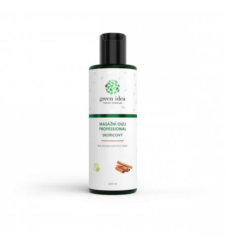 Škoricový masážny olej 200 ml - Green idea