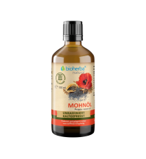 Makový olej lisovaný za studena - 100 ml - Bioherba