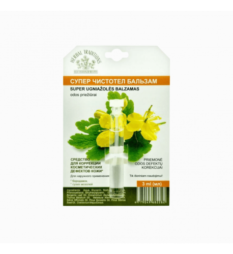 Extra účinný lastovičník - kozmetický prípravok na bradavice - 3 ml - Herbal Traditions