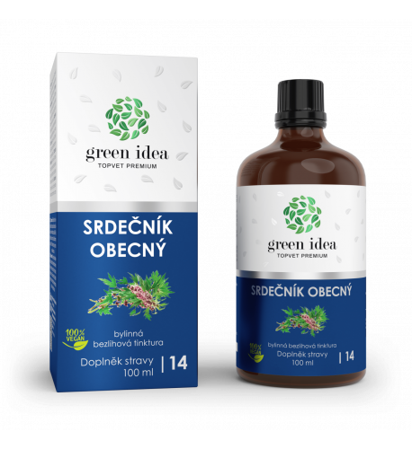 Srdcovník - bezliehová tinktúra 100 ml - Green idea