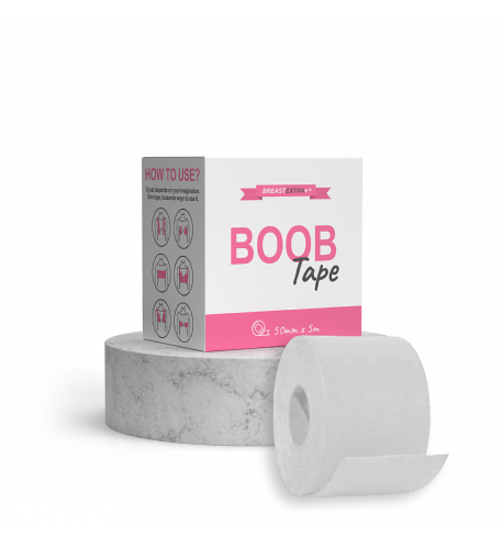 BreastExtra+ BOOB Tape (biela) - špeciálna lepiaca páska na prsia
