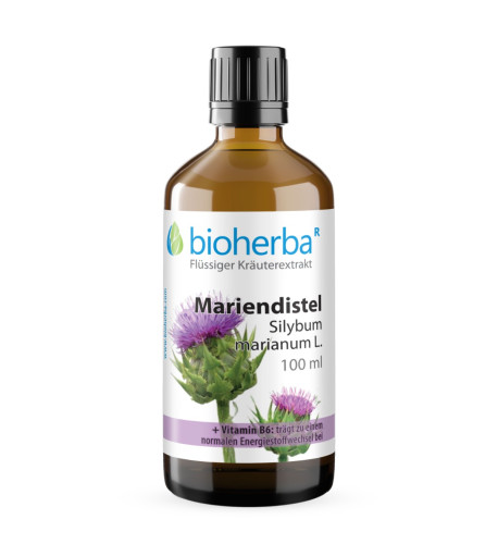 Pestrec mariánsky (Silybum marianum) kvapky – tinktúra – 100 ml – Bioherba