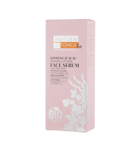 Pleťové sérum so ženšenom a acai - 30 ml - Natura Estonica
