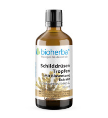 Kvapky na štítnu žľazu s extraktom morskej riasy  – tinktúra – 100 ml – Bioherba