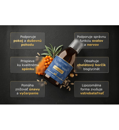 Lipozomálne Magnézium Chelát (bisglycinát) - 200 ml