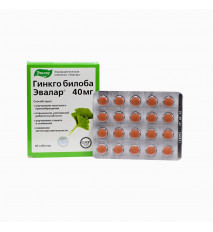 Ginkgo Biloba - Evalar - 40mg