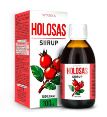 Holosas – šípkový sirup s kyselinou jablčnou – 100 ml – Vitateka