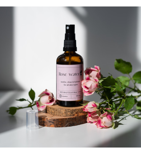 Ružová voda 100% prírodná  Objem: 50 ml