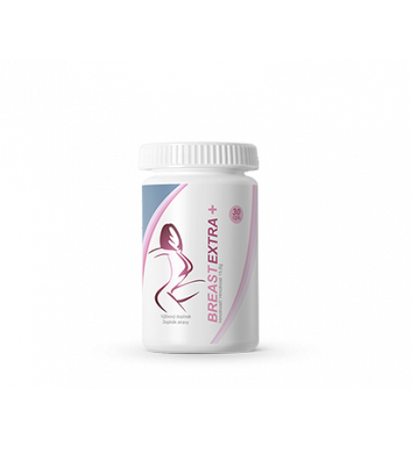 BreastExtra+ BREAST EXTRA+ pre dokonalú krásu a tvar poprsia - 30 kapsúl