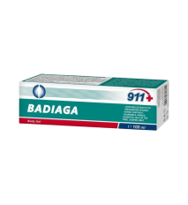 BADIAGA - gél na modriny a pomliaždeniny - 100 ml - Twinstec 911+ BADIAGA - gél na modriny a pomliaždeniny - 100 ml - Twinstec 911+