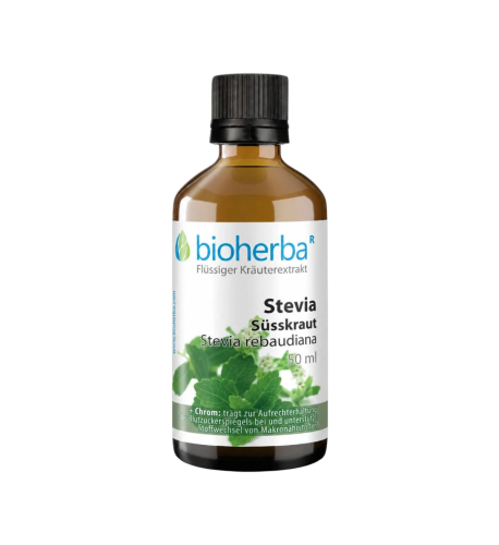 Stévia cukrová kvapky – tinktúra – 50 ml – Bioherba