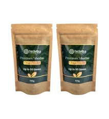Zvýhodnený set: 2x Prémiová čaga sibírska 100% prášok - 100g Zvýhodnený set: 2x Prémiová čaga sibírska 100% prášok - 100g