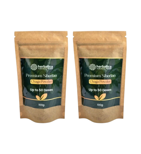 Zvýhodnený set: 2x Prémiová čaga sibírska 100% prášok - 100g Zvýhodnený set: 2x Prémiová čaga sibírska 100% prášok - 100g