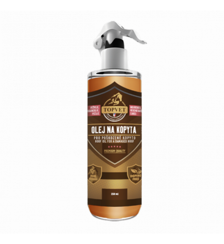 Olej pre poškodené kopyto pre kone - 250 ml - Green idea