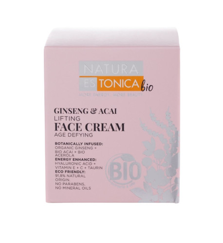 Pleťový krém so ženšenom a acai - 50 ml - Natura Estonica Pleťový krém so ženšenom a acai - 50 ml - Natura Estonica