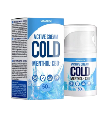 Upokojujúci chladivý krém s mentolom a CBD – 50 ml – Vitateka Upokojujúci chladivý krém s mentolom a CBD – 50 ml – Vitateka