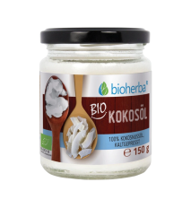 100 % bio kokosový olej za studena lisovaný – 150 g – Bioherba 100 % bio kokosový olej za studena lisovaný – 150 g – Bioherba